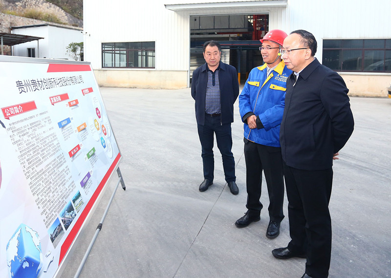 贵州省常委、省委统战部部长赵德明一行莅临我厂调研